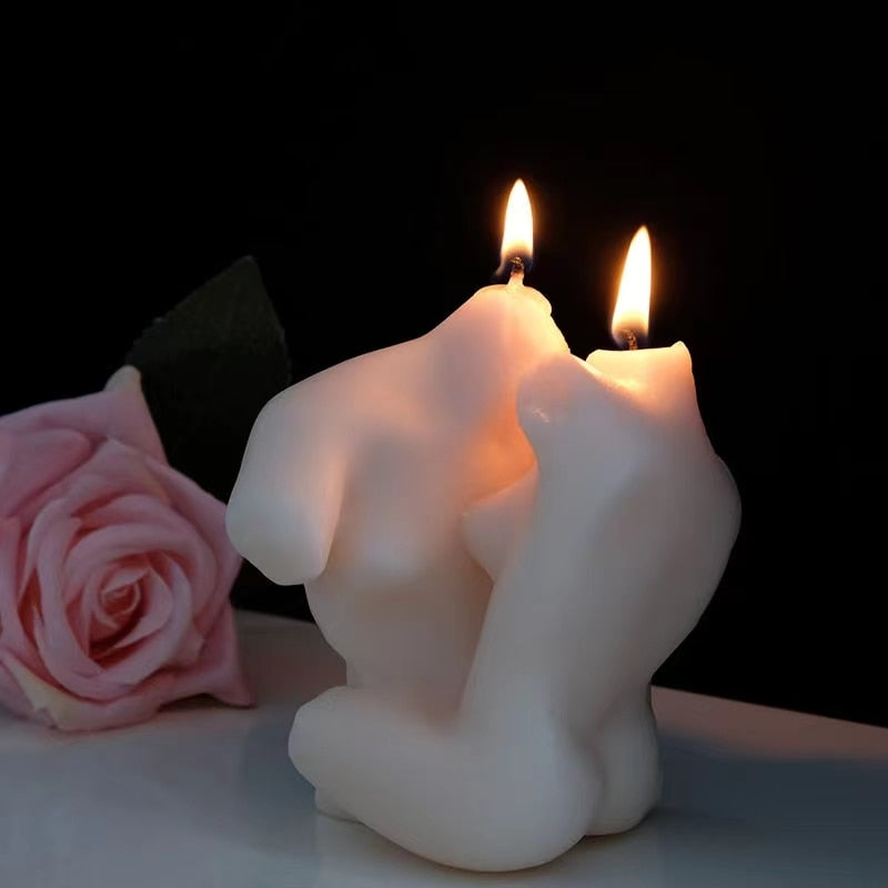 Nordic home decor hugging body scented candles creative figure erotic candles danish pastel decor Valentine&#39;s Day gifts candle