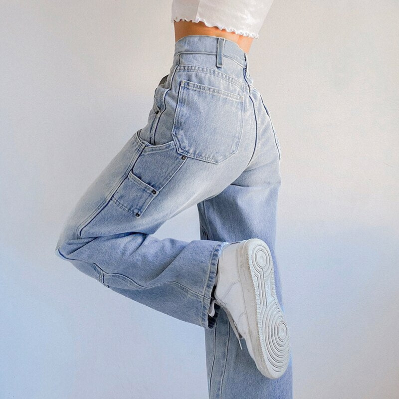 Low Rise Ripped Boyfriend Jeans