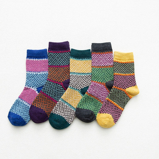 Winter Warm Wool Socks (5 pairs)