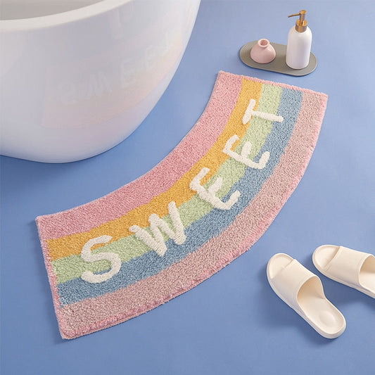 Rainbow Absorbent Bathroom Floor Mat