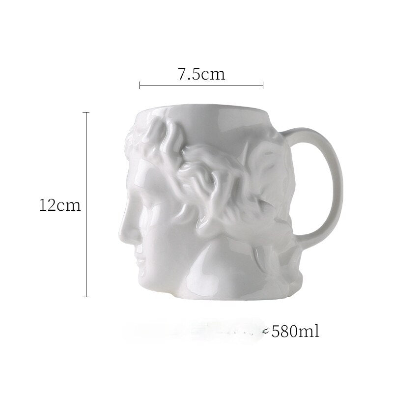 Creative Statue Ceramic Mug