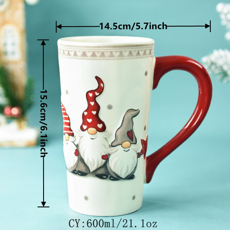 Christmas Santa Claus Ceramic Mug