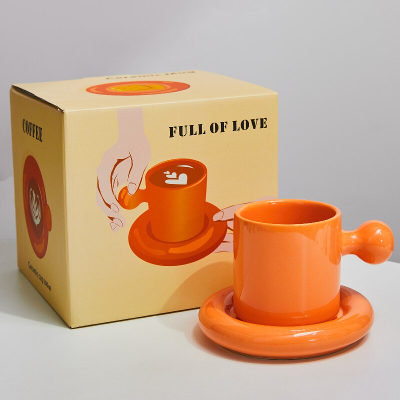 Cute Ceramic Mug Set