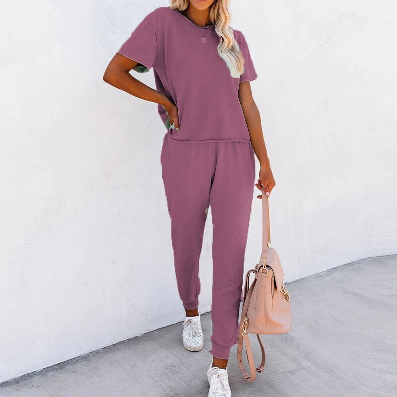 Casual Tracksuit 2 Piece Set