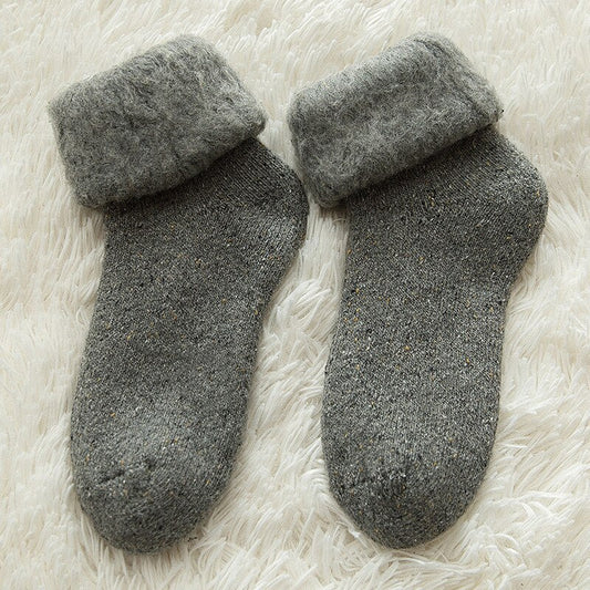 Thick Solid Rabbit Socks