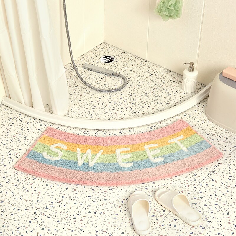 Rainbow Absorbent Bathroom Floor Mat