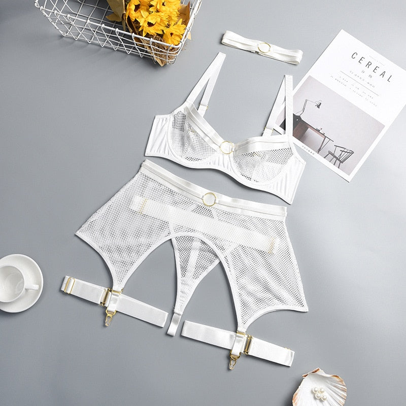 Transparent Bra And Panties Erotic Lingerie Set