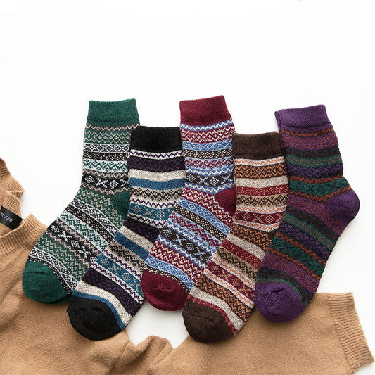 Winter Warm Wool Socks (5 pairs)