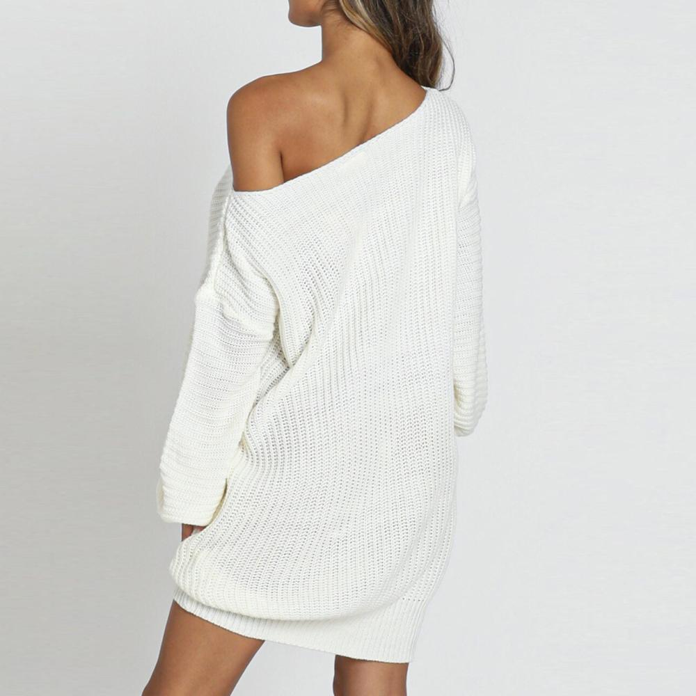 Casual Knitted Mini Dress