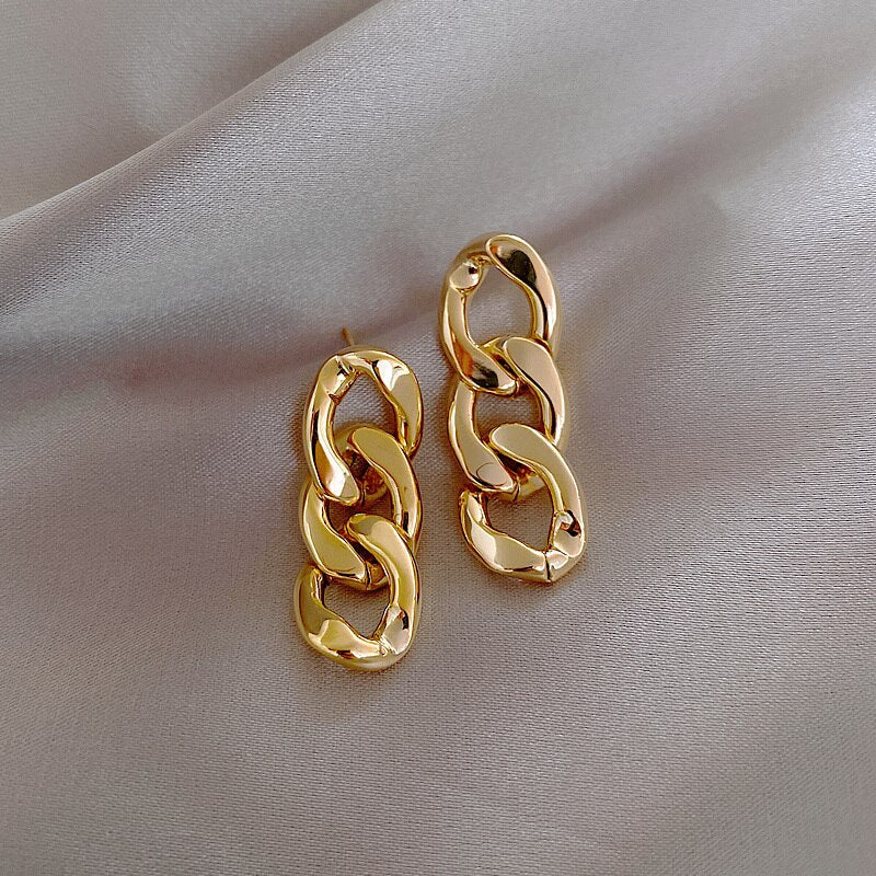 Gold Chain Earrings