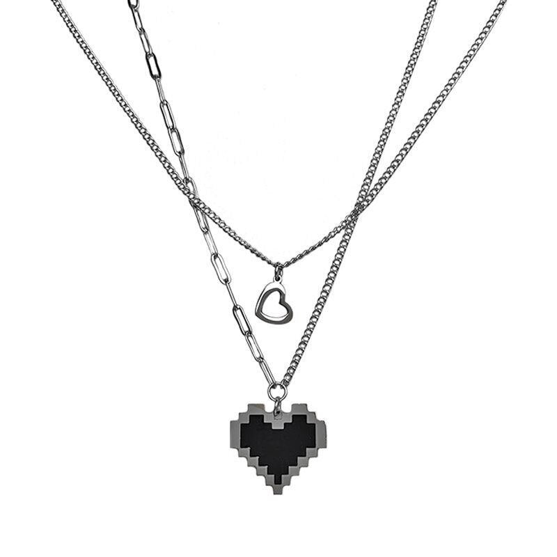 Heart Double Layer Necklace