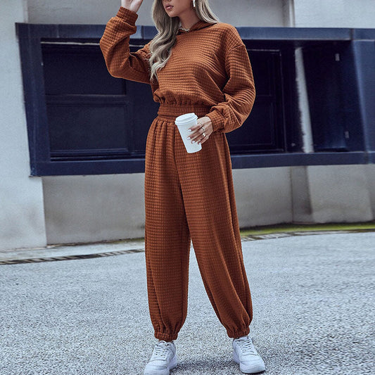 Casual Long Sleeve 2-Piece Tracksuit Set