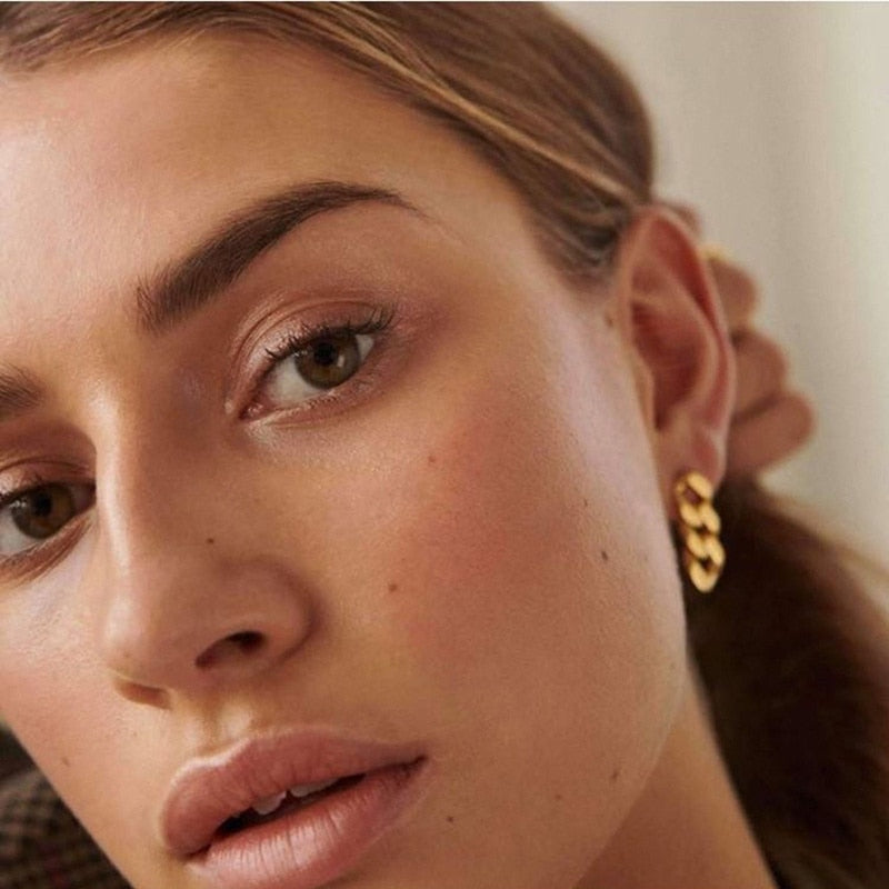 Gold Chain Earrings