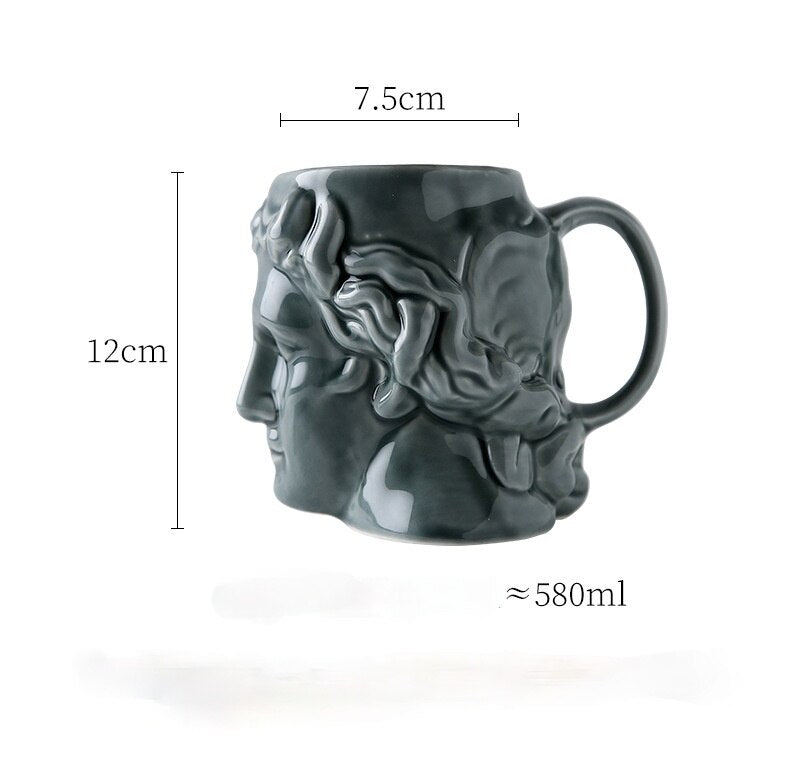 Creative Statue Ceramic Mug