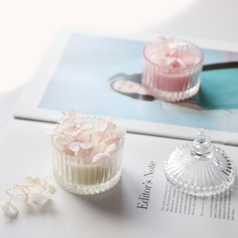 Scented Candles With Dried Flower