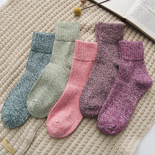 Winter Warm Wool Socks (5 pairs)