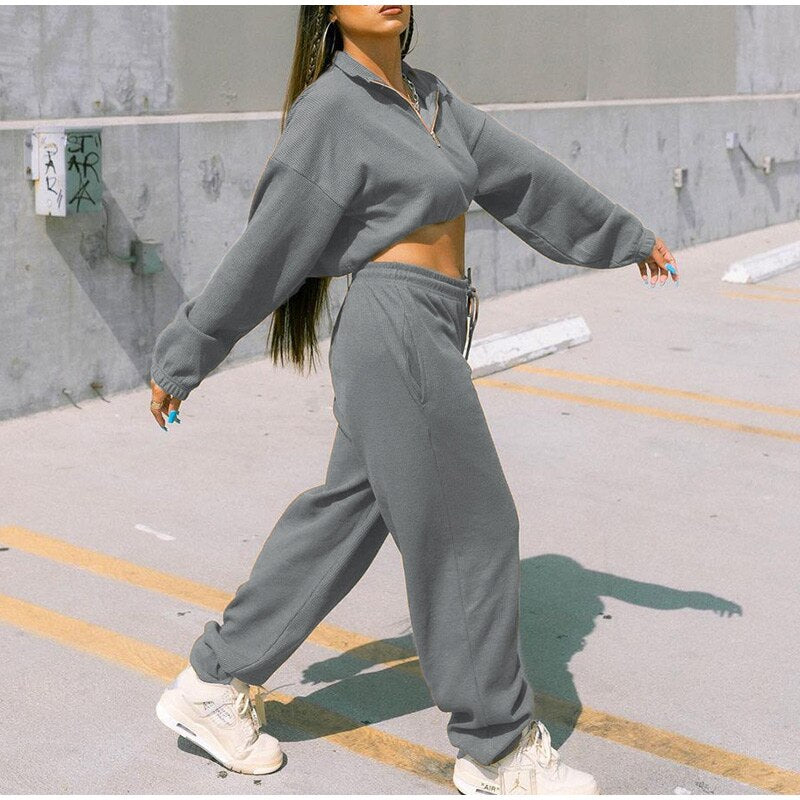 Casual Sweatshirts Oversized 2-Piece Set