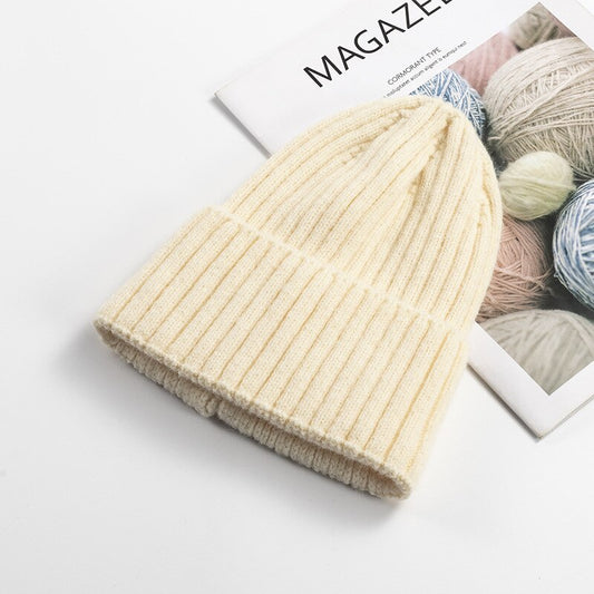 Soft Warm Cashmere Beanie-Beige