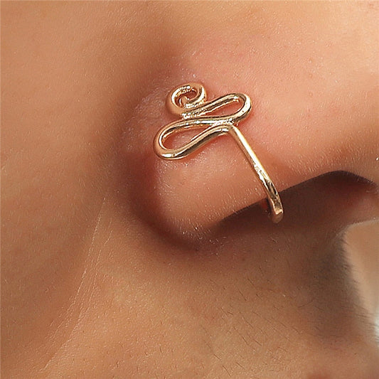 Non-Pierced U-Shaped Nose Clip