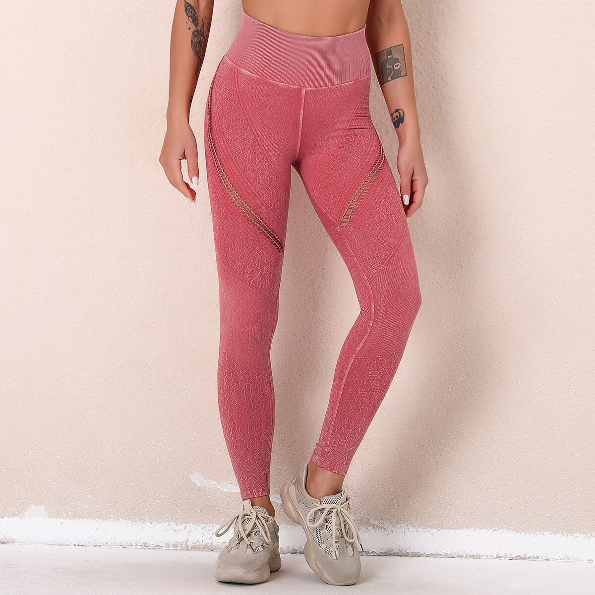 Seamless Hollow High Waist Legging