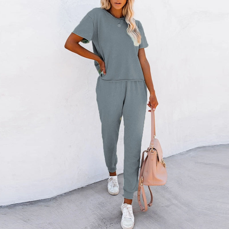 Casual Tracksuit 2 Piece Set