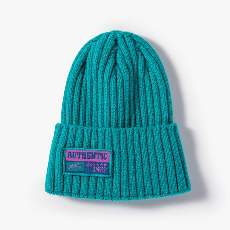 Unisex Soft Cashmere Beanie-Lake Blue