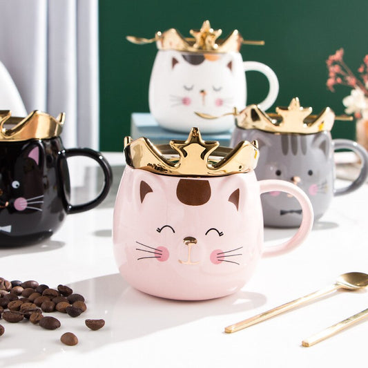 Cute Cartoon Cat Mug