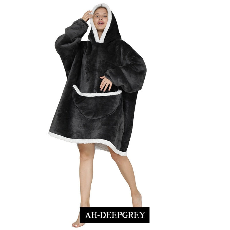 Oversized Wearable Blanket Hoodie