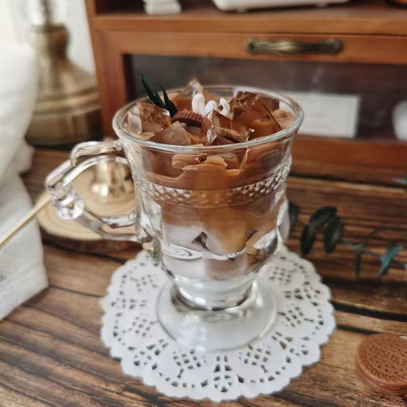 Niche handmade ice American scented candle cup creative bedroom ornaments ins birthday gifts home candles for decoration in jar