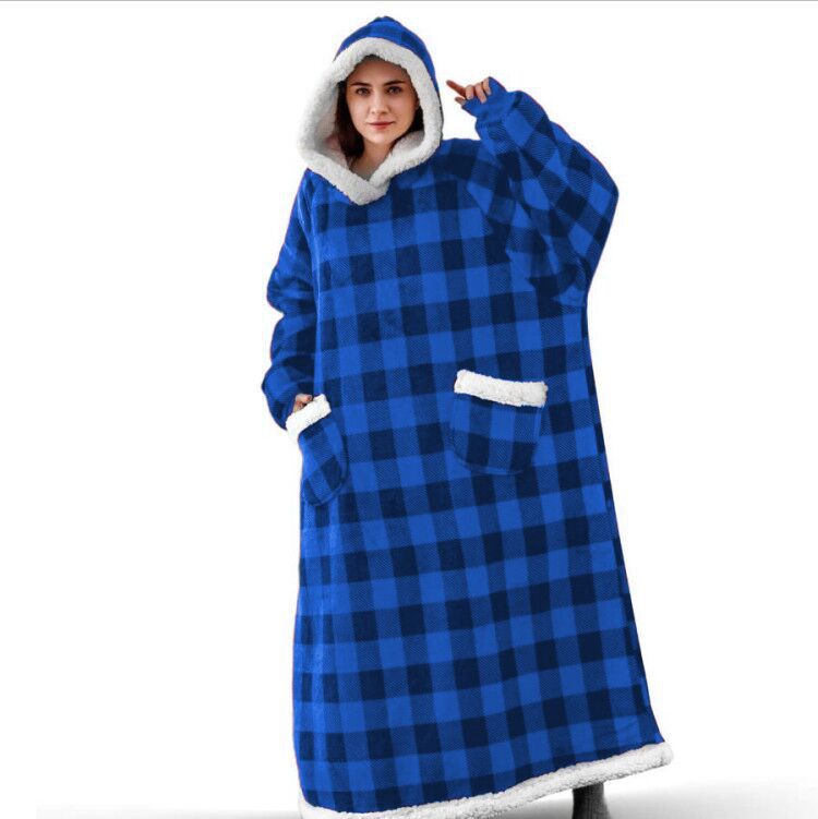 Super Long Flannel Blanket Hoodies