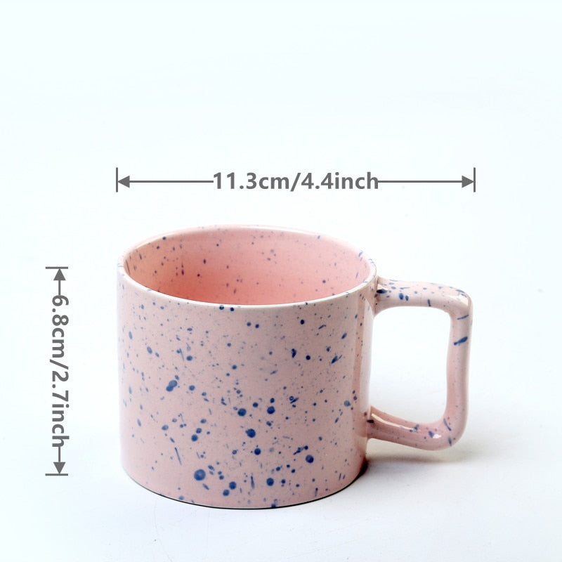 Korean Fashion Splash Ink Mugs (2-Pack)