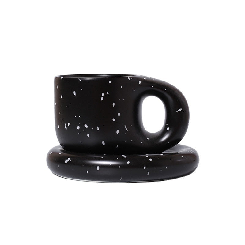 Ceramic Cup With Saucer Coffee Cup