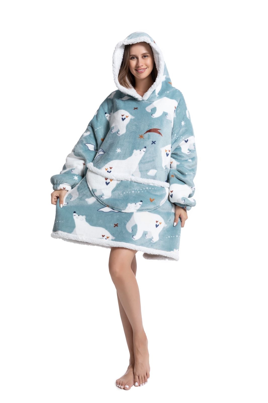 Oversized Wearable Blanket Hoodie