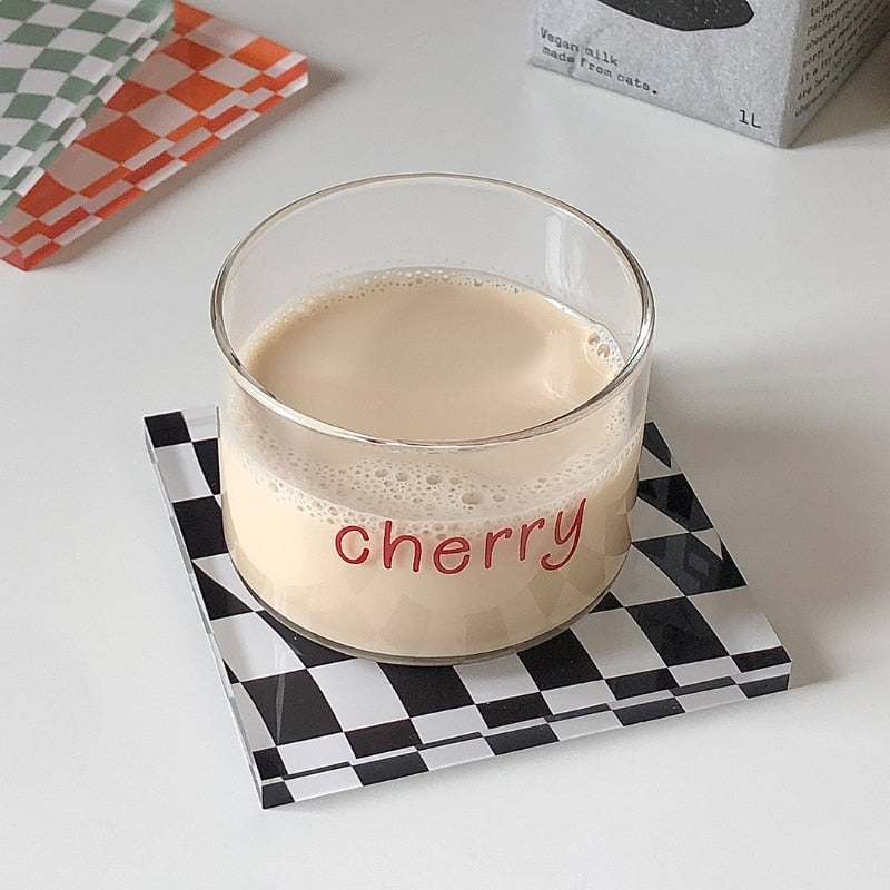 Checkerboard Placemats Coaster Mug