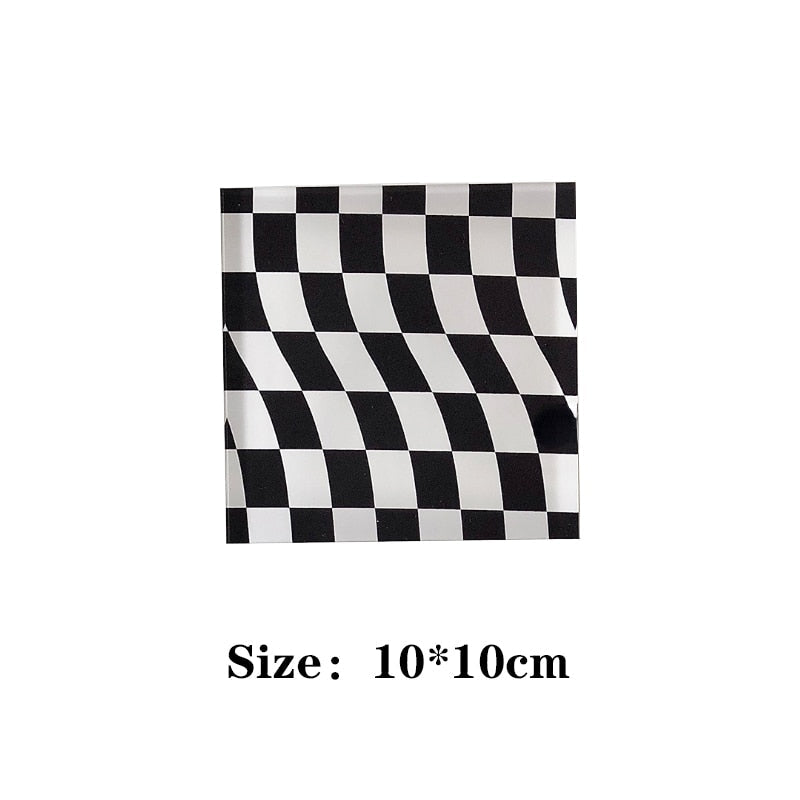 Checkerboard Placemats Coaster Mug