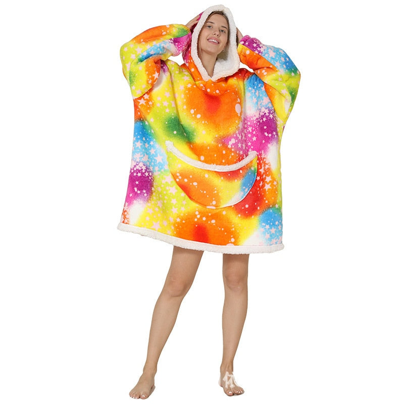 Oversized Wearable Blanket Hoodie