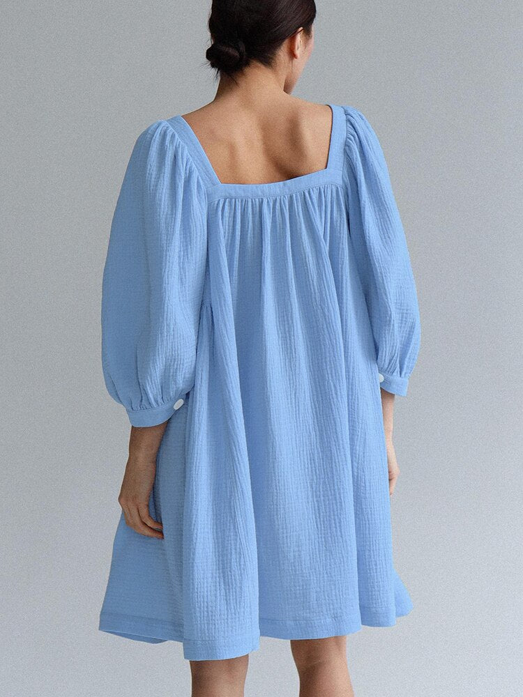 Loose Cotton Night Dress