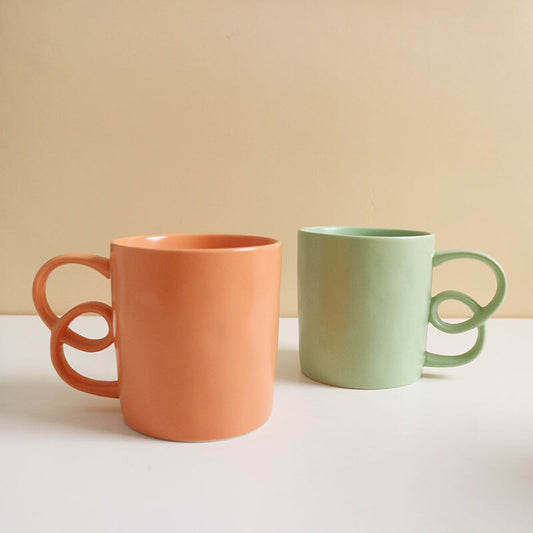 Cute Ceramic Tumbler Mug