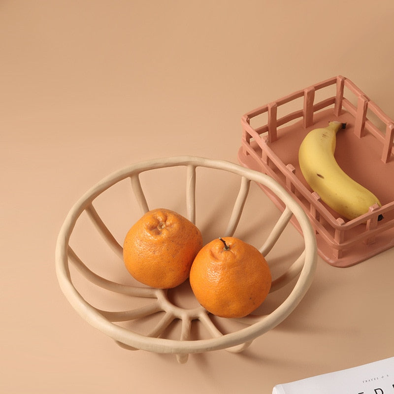 Hollow Resin Fruit Tray