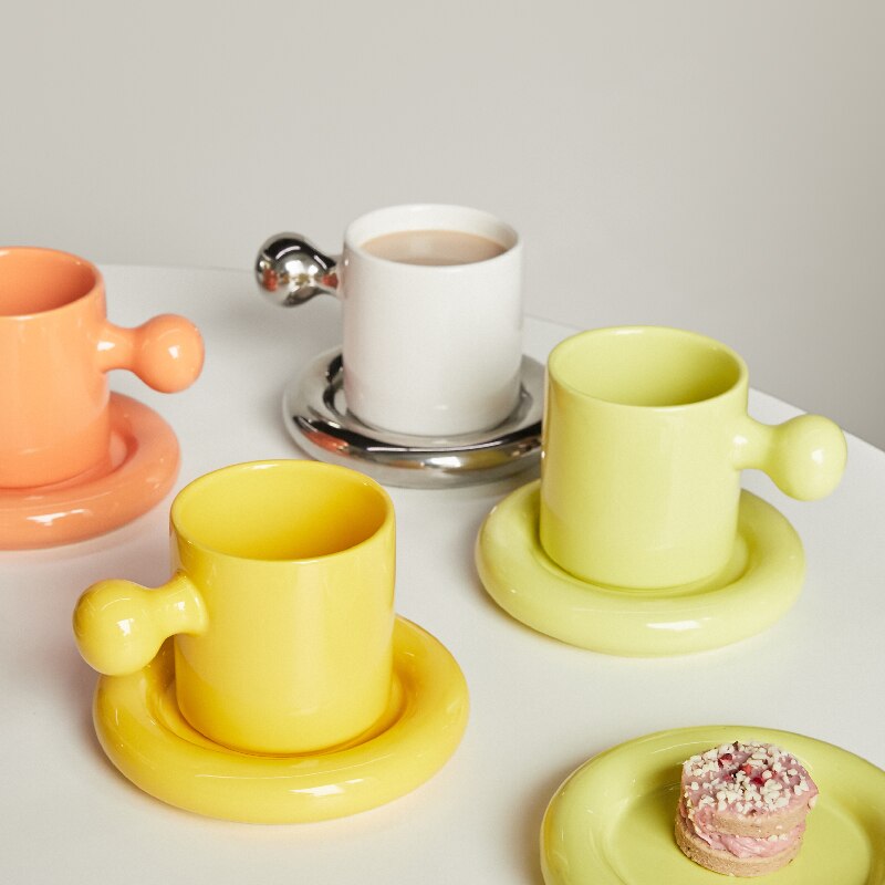 Cute Ceramic Mug Set