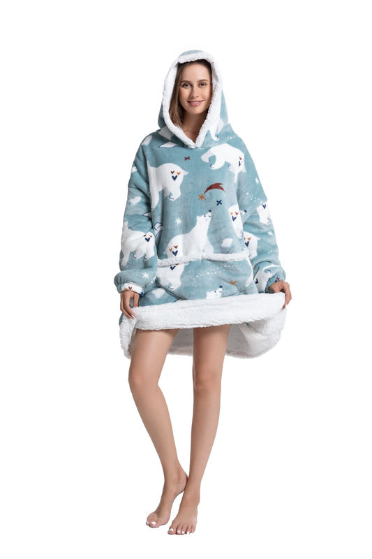 Oversized Wearable Blanket Hoodie