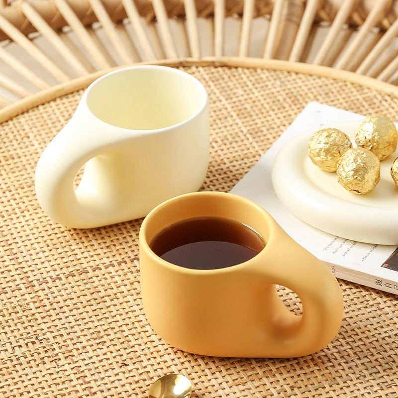 Ceramic Cup With Saucer Coffee Cup