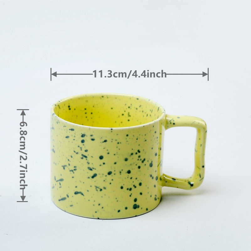 Korean Fashion Splash Ink Mugs (2-Pack)