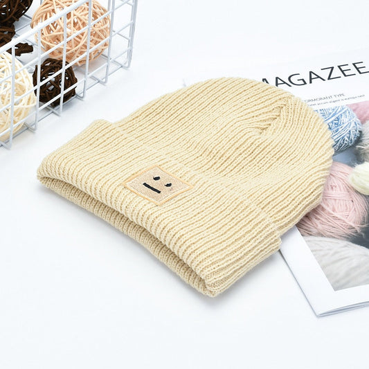 Copy of Unisex Embroidered Winter Beanie-Beige