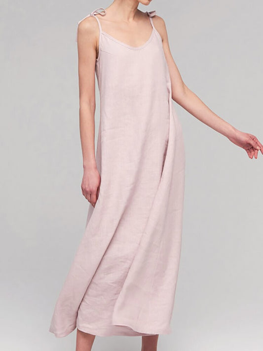 Loose Sleeveless Cotton Nightdress